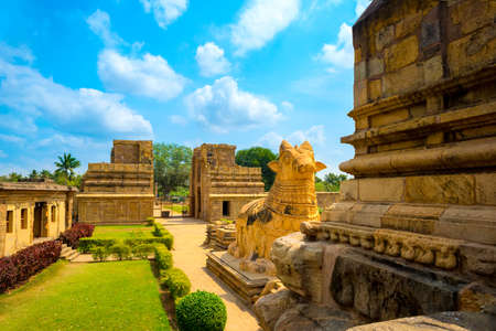 Great architecture of Hindu Temple dedicated to Shiva, fragment complex ancient Gangaikonda Cholapuram Temple, India, Tamil Naduの素材 [FY31036116054]