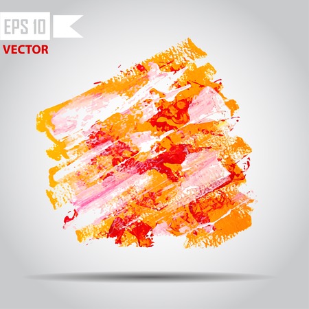 Watercolor vector background  Hand drawing with colored spots and blotches のイラスト素材