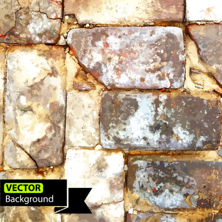 wall brick, grunge background. のイラスト素材