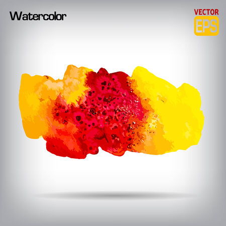 Watercolor background. Hand drawing with colored spots and blotches.のイラスト素材