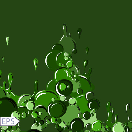 Floating bubbles. Beautiful vector background for your design. EPSのイラスト素材