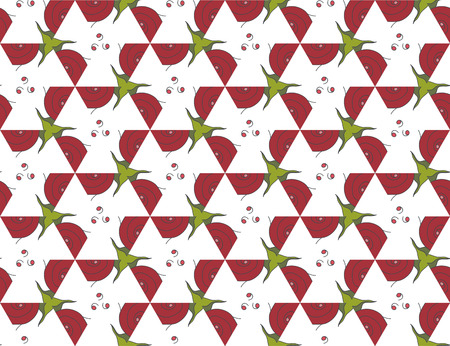 Retro decorative vector seamless pattern. Endless texture can be used for wallpaper. のイラスト素材