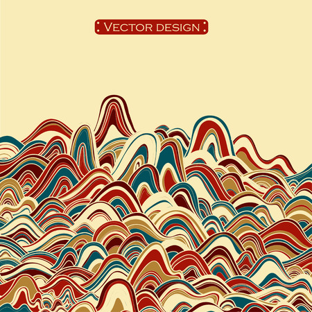 Mountain pattern can be used for wallpaper. Web page background. Vector.のイラスト素材