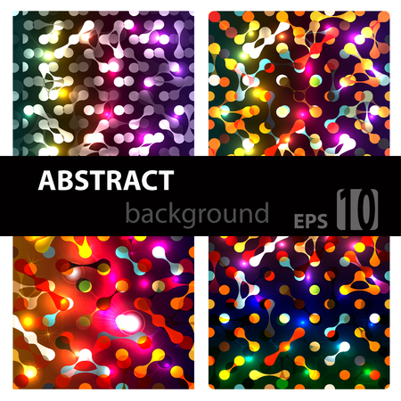 Abstract disco glowing of background. Vector illustration. EPSのイラスト素材