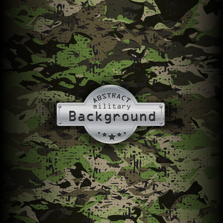 Camouflage military pattern  background. Vector illustration のイラスト素材