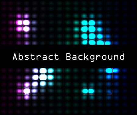 Abstract disco glowing of background. Vector illustration EPSのイラスト素材