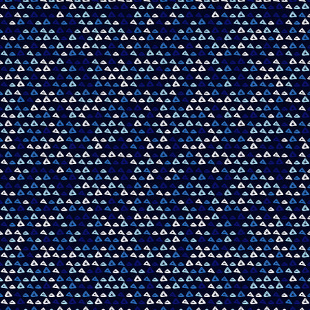 Vector hand drawn triangle pattern on a coloured background. EPS