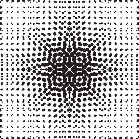 Vector dotted abstract halftone background.のイラスト素材