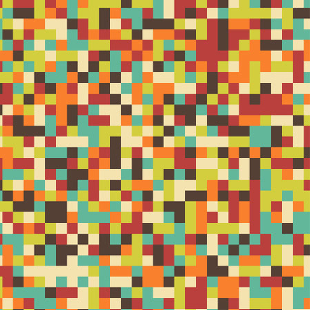 Vector square multicolor mosaic background.のイラスト素材