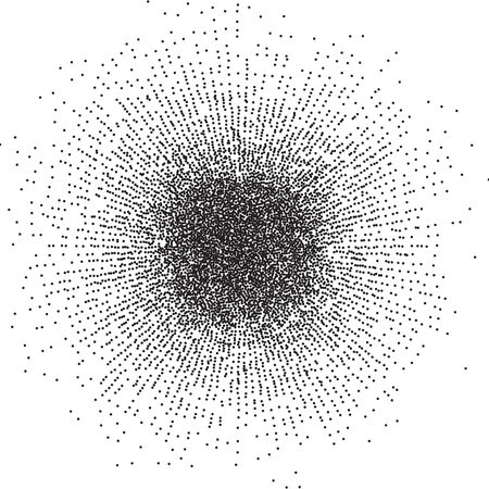 Vector dotted abstract halftone background.のイラスト素材