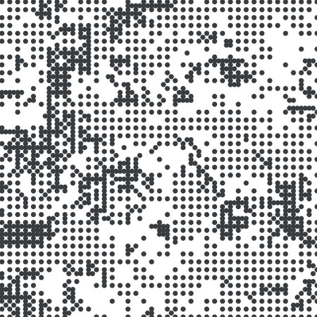 Halftone of vector illustration background