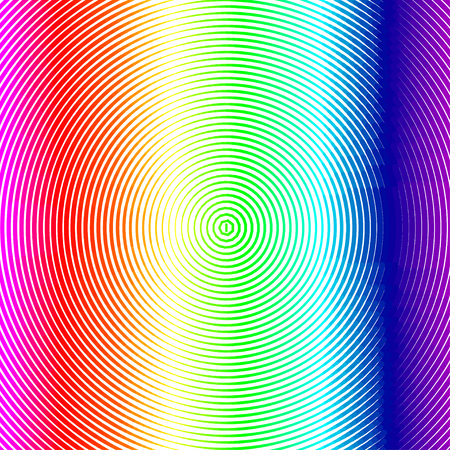 Radial colorful background with rainbow dots. Vector illustration EPS 10.のイラスト素材