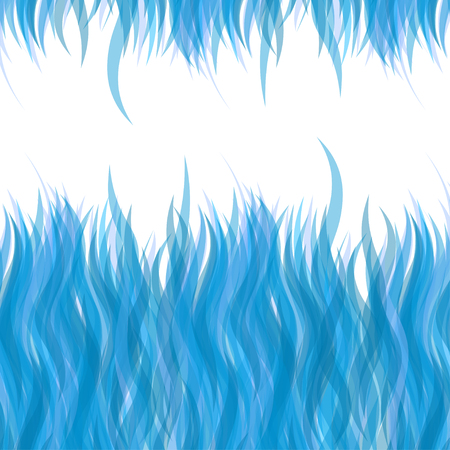 pattern with wavy ornament on white  Template frame design for cards, invitations.のイラスト素材