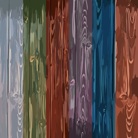 Wood texture, vector Eps10 illustration. Natural Dark Wooden Background.のイラスト素材