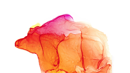 Alcohol ink sea texture. Fluid ink abstract background. art for designの写真素材