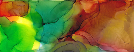 Alcohol ink multicolor texture. Fluid ink abstract background. art for designの写真素材