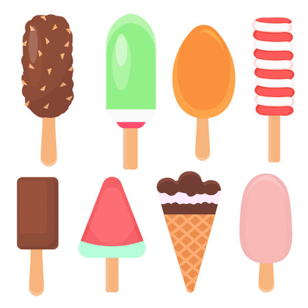 Ice Cream Poster, Different kinds of ice cream