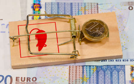 Europe euro zone crisis conceptの写真素材