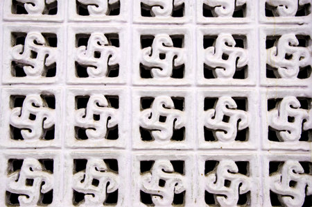 white ornamental India background and texture, Jaipur cityの写真素材