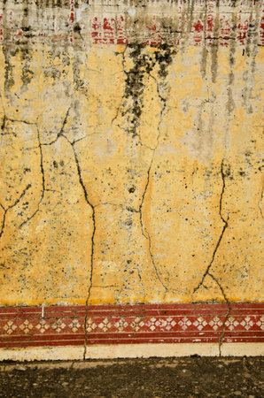 historical cracked wall background and texture
