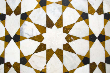 original and ornamental marble background in temple, Indiaの写真素材