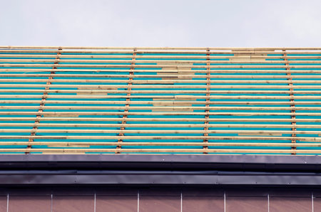 new roof industrial constructionの写真素材