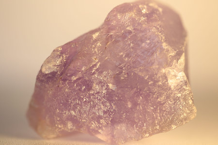 A small purple crystal.