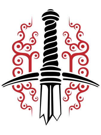 broken swordのイラスト素材