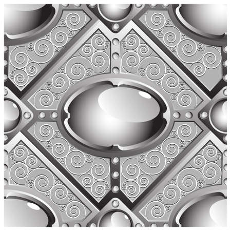 gems seamless patternのイラスト素材