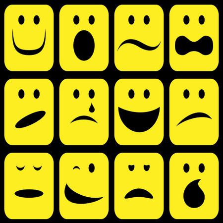 emotion signs set