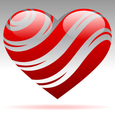 striped glass objectのイラスト素材