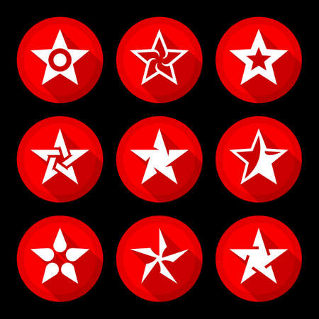 Stationery writing drawing and painting tools icons set vector illustrationのイラスト素材