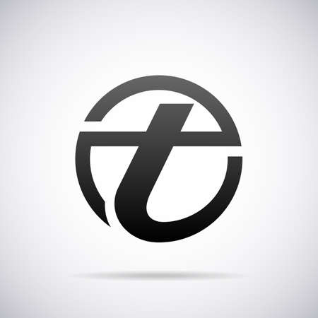 Logo for letter T design template vector illustrationのイラスト素材