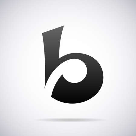 letter B design template vector illustrationのイラスト素材