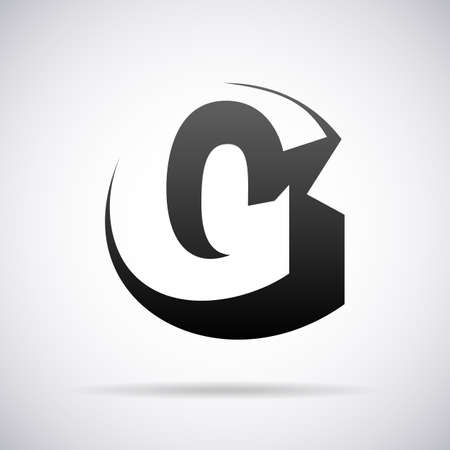 letter C design template vector illustrationのイラスト素材