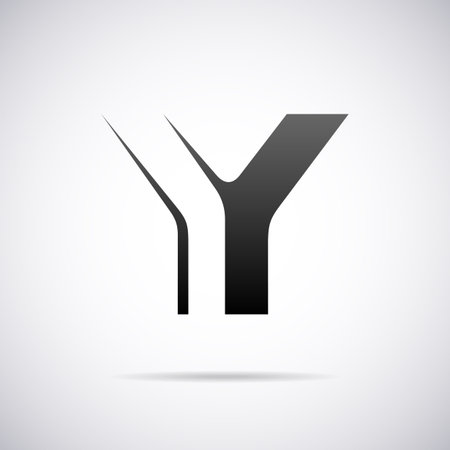 letter Y design template vector illustrationのイラスト素材