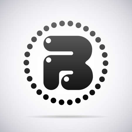 Logo for letter B design template vector illustrationのイラスト素材
