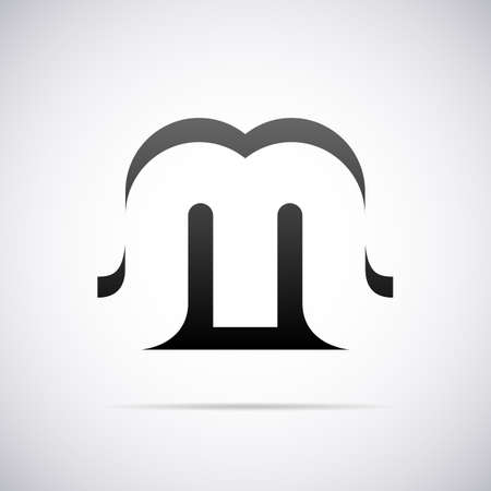 Logo for letter M design template vector illustrationのイラスト素材