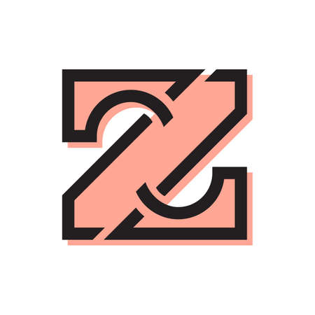 Letter Z logo for the company brandのイラスト素材