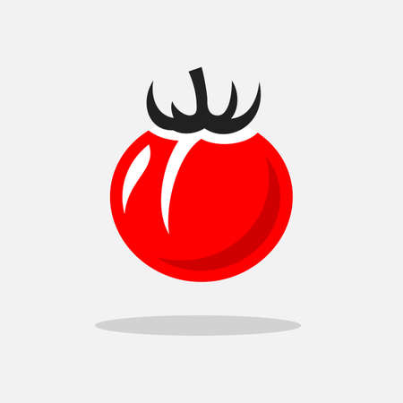 Red tomato modern designのイラスト素材