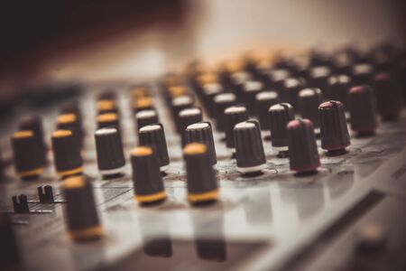 sound mixerの写真素材
