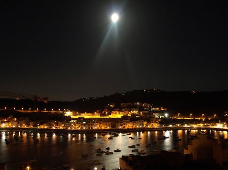 Maltese nights are beautiful and mysteriousの写真素材