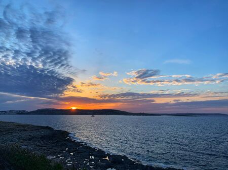 Maltese sunsets are always amazing and unforgettable. Hight quality image.の写真素材