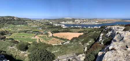 Panorama of the North Part of Maltaの写真素材