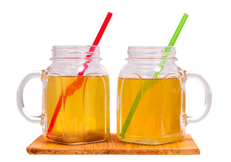 Homemade Fermented Raw Kombucha Tea Ready to Drinkの写真素材