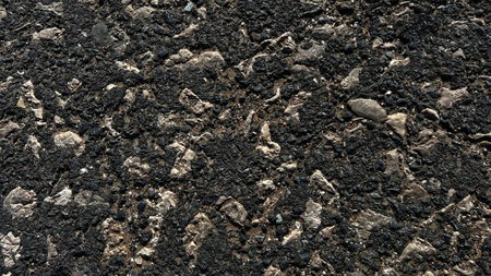 Background texture of the asphalt road. Close-up of asphalt.の写真素材