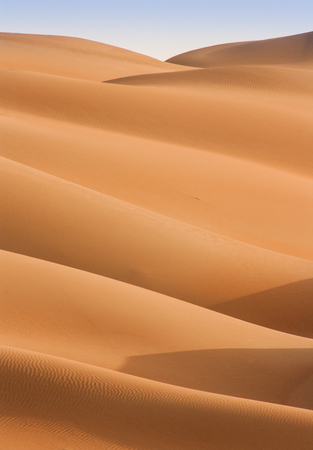 Liwa Desert in Abu Dhabi UAEの写真素材