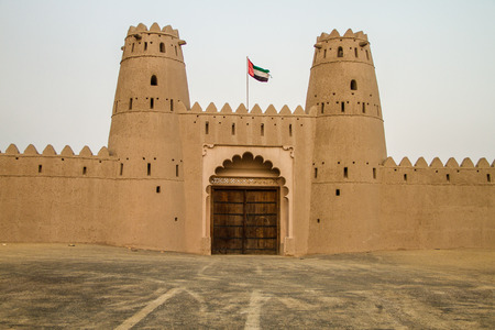 Al Jahili fort in Al Ain in United Arab Emiratesの写真素材