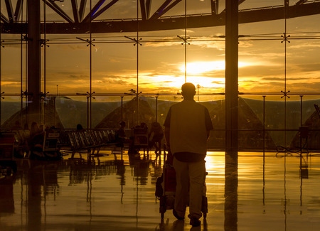 Suvarnabhumi Airport in thailand bangkokの写真素材