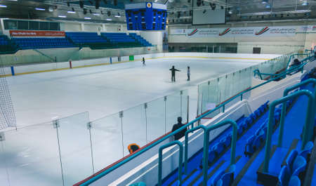 Abu Dhabi ice rink in united arab emirates in 04/10/2010のeditorial素材